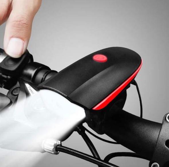 LUCES PARA BICICLETA LED LINTERNA CON PITO RECARGABLE